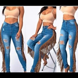 Fringe Jeans